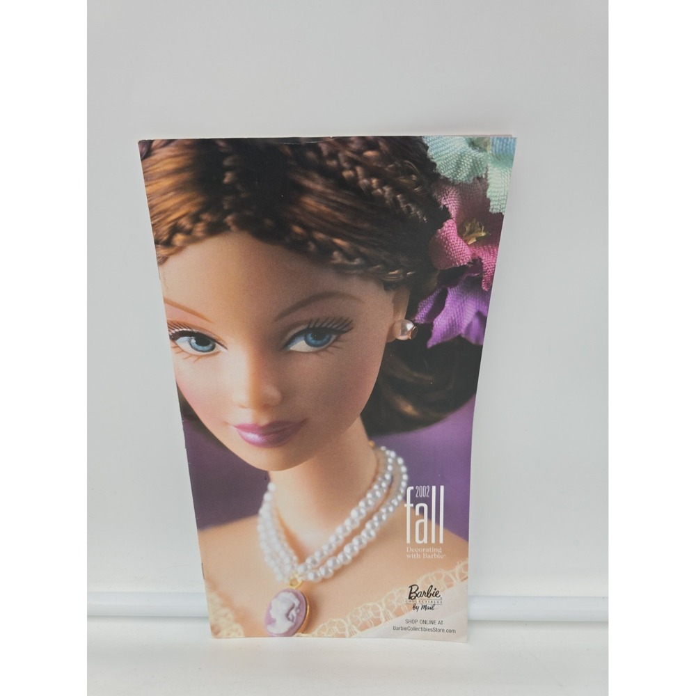 vintage 2002 Fall "Decorating with Barbie" Collectibles by Mail Catalog booklet
